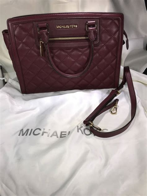michael kors maroon
